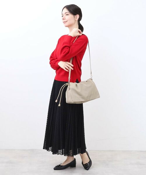 Reflect / リフレクト ショルダーバッグ | 【ショルダーストラップ付き】しぼりデザインバッグ | 詳細9