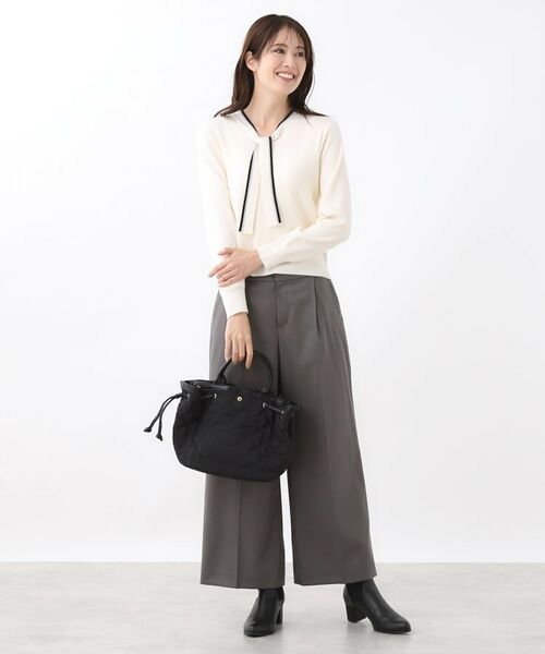 Reflect / リフレクト トートバッグ | 【ショルダー付き/コーディネートのアクセントに◎】キルティングバッグ | 詳細14