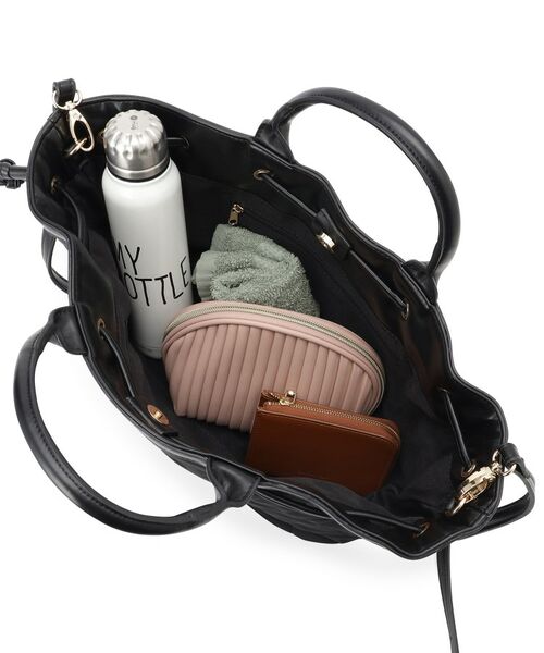 Reflect / リフレクト トートバッグ | 【ショルダー付き/コーディネートのアクセントに◎】キルティングバッグ | 詳細21