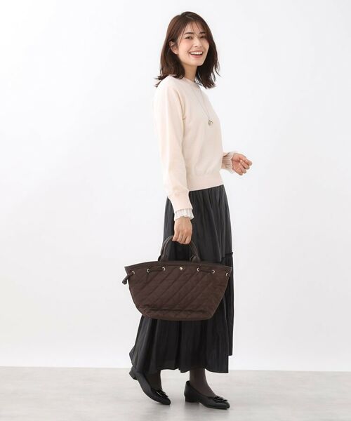 Reflect / リフレクト トートバッグ | 【ショルダー付き/コーディネートのアクセントに◎】キルティングバッグ | 詳細6