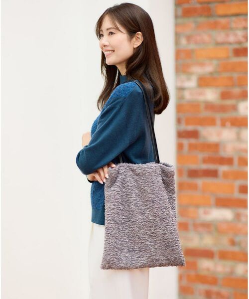 Reflect / リフレクト トートバッグ | 【コーディネートのアクセントに◎】もこもこボアトートバッグ | 詳細1