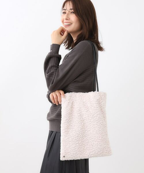 Reflect / リフレクト トートバッグ | 【コーディネートのアクセントに◎】もこもこボアトートバッグ | 詳細4