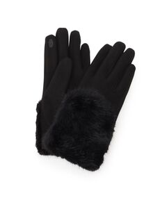 Reflect / リフレクト 手袋 | 【着用したままスマホが使用できる◎】スエード調×フェイクファーグローブ