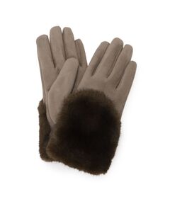 Reflect / リフレクト 手袋 | 【着用したままスマホが使用できる◎】スエード調×フェイクファーグローブ