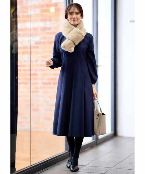 Reflect / リフレクト マフラー・ショール・スヌード・ストール | 【コーディネートのアクセントに◎】リバーシブルフェイクファーストール | 詳細1