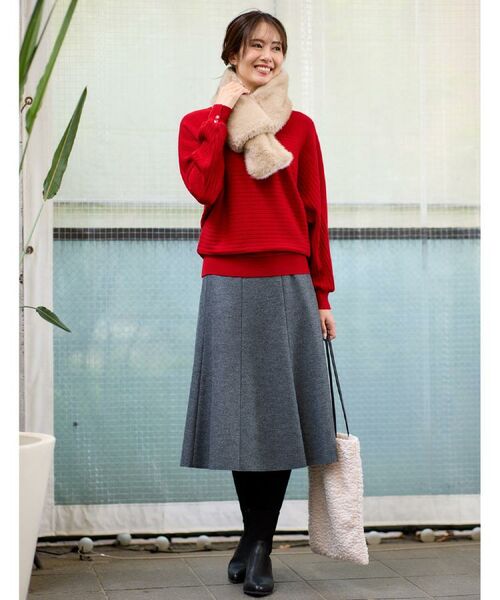 Reflect / リフレクト マフラー・ショール・スヌード・ストール | 【コーディネートのアクセントに◎】リバーシブルフェイクファーストール | 詳細3