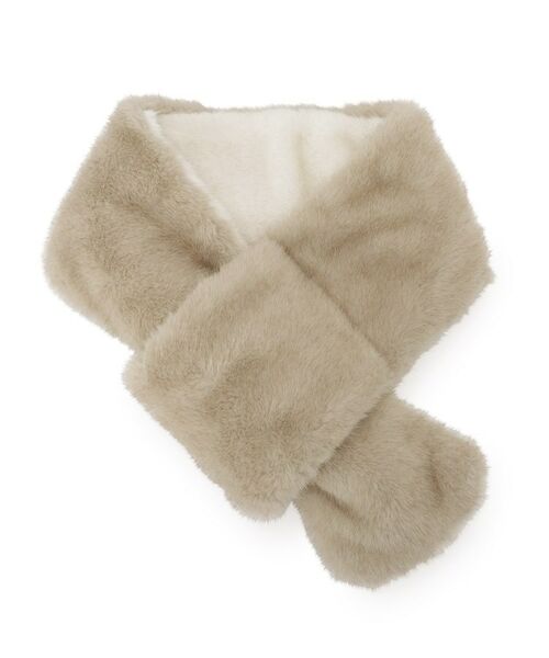 Reflect / リフレクト マフラー・ショール・スヌード・ストール | 【コーディネートのアクセントに◎】リバーシブルフェイクファーストール | 詳細7