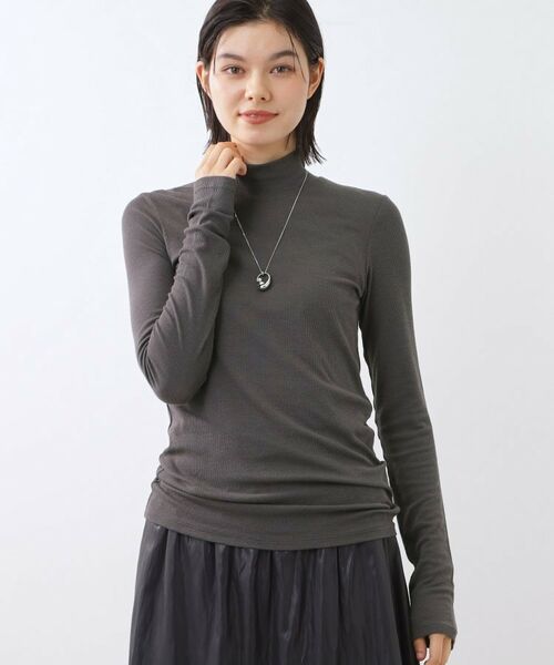 Reflect / リフレクト ニット・セーター | 【重ね着に大活躍◎/暖か保湿素材】プチタートルネックニット | 詳細1