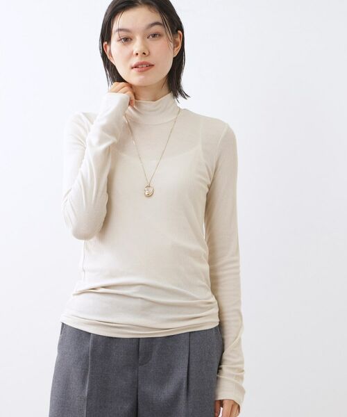 Reflect / リフレクト ニット・セーター | 【重ね着に大活躍◎/暖か保湿素材】プチタートルネックニット | 詳細13