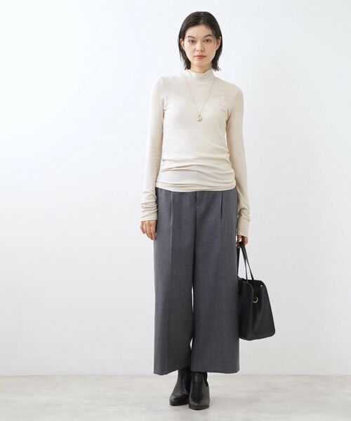 Reflect / リフレクト ニット・セーター | 【重ね着に大活躍◎/暖か保湿素材】プチタートルネックニット | 詳細14