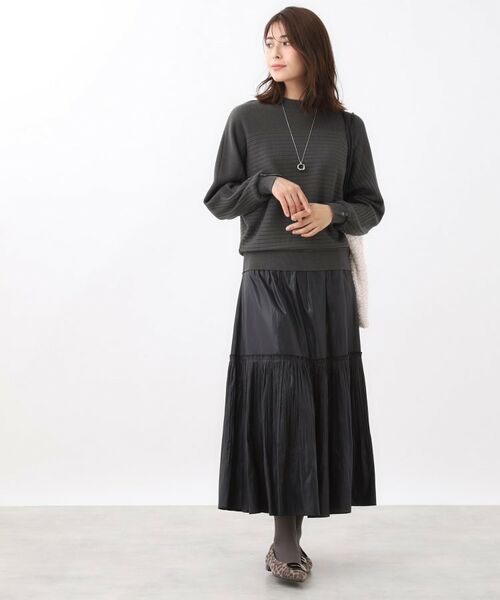 Reflect / リフレクト ニット・セーター | 【秋映え／ゆったり着られる◎】ドルマンシルエットニット | 詳細11