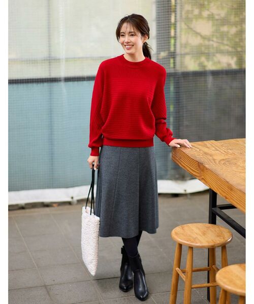 Reflect / リフレクト ニット・セーター | 【秋映え／ゆったり着られる◎】ドルマンシルエットニット | 詳細3