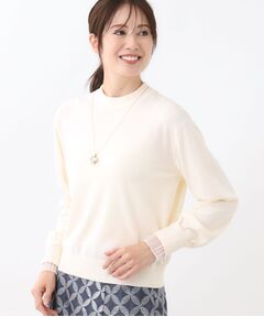 Reflect / リフレクト ニット・セーター | 【秋映え／重ね着風スタイルに◎】フリルプリーツスリーブニット