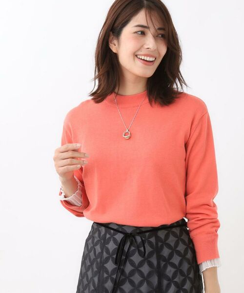 Reflect / リフレクト ニット・セーター | 【秋映え／重ね着風スタイルに◎】フリルプリーツスリーブニット | 詳細15