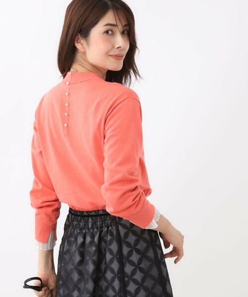 Reflect / リフレクト ニット・セーター | 【秋映え／重ね着風スタイルに◎】フリルプリーツスリーブニット | 詳細16