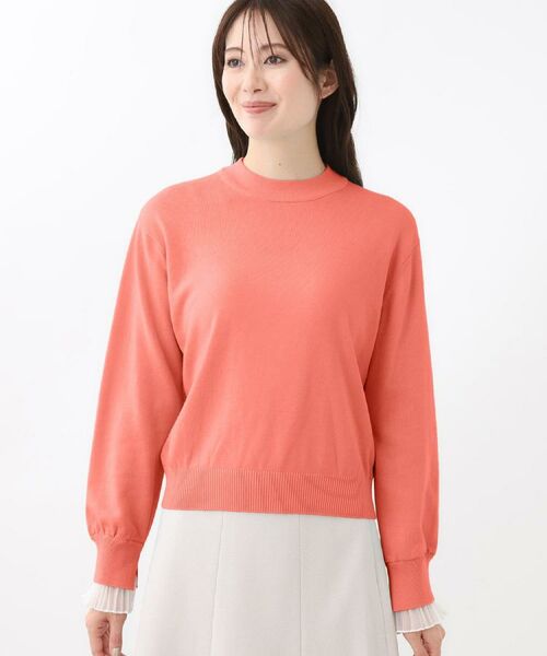 Reflect / リフレクト ニット・セーター | 【秋映え／重ね着風スタイルに◎】フリルプリーツスリーブニット | 詳細20