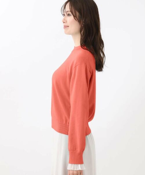 Reflect / リフレクト ニット・セーター | 【秋映え／重ね着風スタイルに◎】フリルプリーツスリーブニット | 詳細21