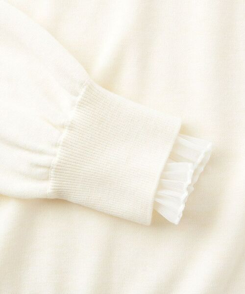 Reflect / リフレクト ニット・セーター | 【秋映え／重ね着風スタイルに◎】フリルプリーツスリーブニット | 詳細9