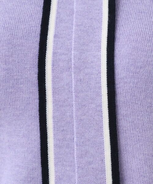 Reflect / リフレクト ニット・セーター | 【秋映え／なめらかな着心地】バイカラーボウタイ付きニット | 詳細25