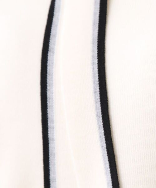 Reflect / リフレクト ニット・セーター | 【秋映え／なめらかな着心地】バイカラーボウタイ付きニット | 詳細9