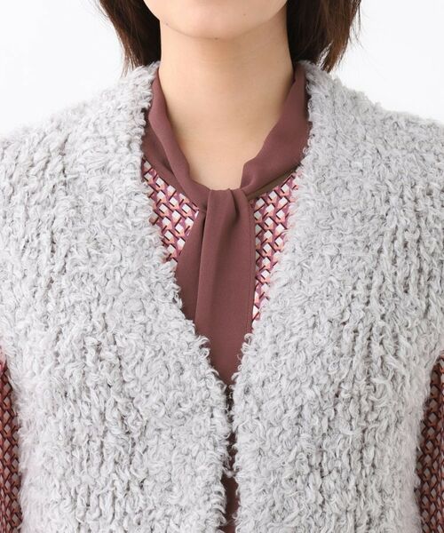 Reflect / リフレクト ベスト | 【秋映え／ふんわり軽い／ゆったりシルエット】ファンシーヤーンベスト | 詳細18