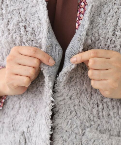 Reflect / リフレクト ベスト | 【秋映え／ふんわり軽い／ゆったりシルエット】ファンシーヤーンベスト | 詳細20