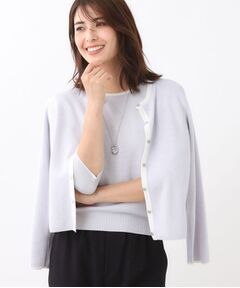 Reflect / リフレクト その他トップス | 【秋映え／単品使い◎／すっきり見え】ブローチ付きニットアンサンブル