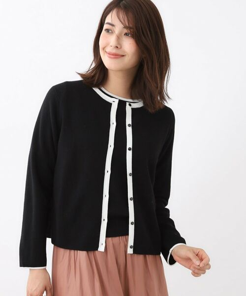 Reflect / リフレクト その他トップス | 【秋映え/単品使い◎/すっきり見え】ブローチ付きニットアンサンブル | 詳細10