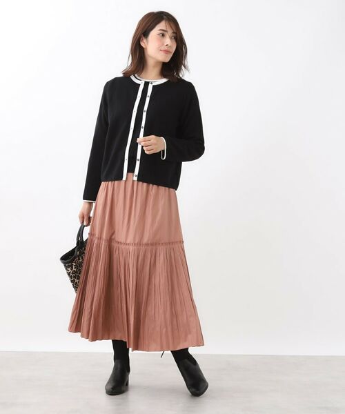 Reflect / リフレクト その他トップス | 【秋映え/単品使い◎/すっきり見え】ブローチ付きニットアンサンブル | 詳細11