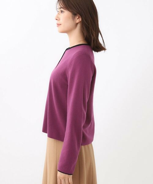 Reflect / リフレクト その他トップス | 【秋映え/単品使い◎/すっきり見え】ブローチ付きニットアンサンブル | 詳細23