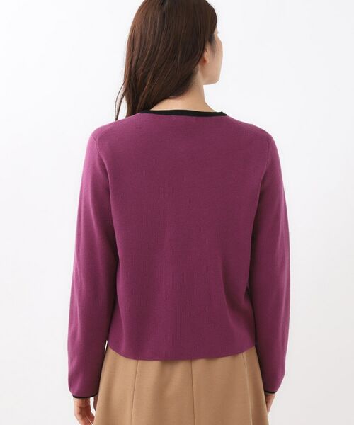 Reflect / リフレクト その他トップス | 【秋映え/単品使い◎/すっきり見え】ブローチ付きニットアンサンブル | 詳細24