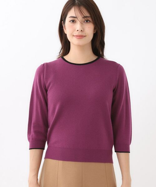 Reflect / リフレクト その他トップス | 【秋映え/単品使い◎/すっきり見え】ブローチ付きニットアンサンブル | 詳細29