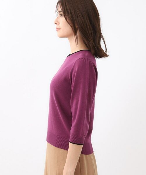 Reflect / リフレクト その他トップス | 【秋映え/単品使い◎/すっきり見え】ブローチ付きニットアンサンブル | 詳細30