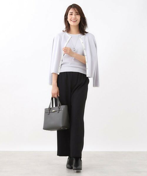 Reflect / リフレクト その他トップス | 【秋映え/単品使い◎/すっきり見え】ブローチ付きニットアンサンブル | 詳細7