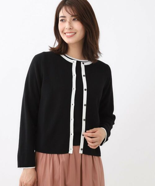 Reflect / リフレクト その他トップス | 【秋映え/単品使い◎/すっきり見え】ブローチ付きニットアンサンブル | 詳細9