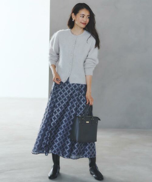 Reflect / リフレクト カーディガン・ボレロ | 【秋映え／カシミヤ100％／プルオーバーとしても◎】ふんわりカーディガン | 詳細1