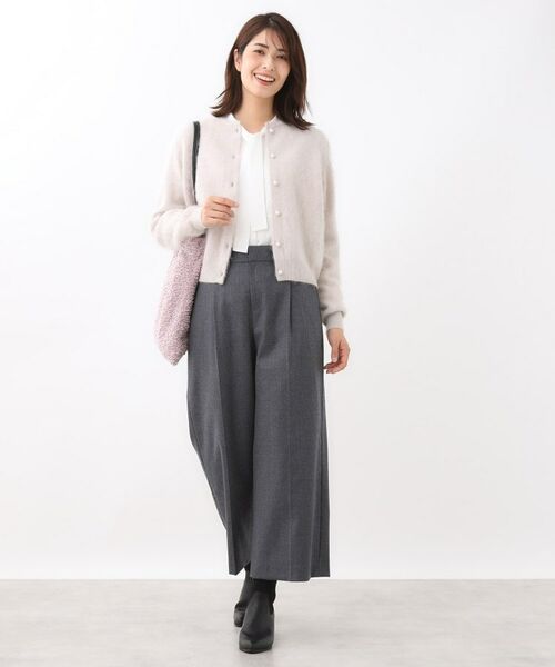 Reflect / リフレクト カーディガン・ボレロ | 【秋映え／カシミヤ100％／プルオーバーとしても◎】ふんわりカーディガン | 詳細10