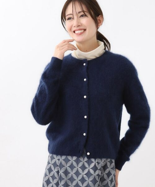 Reflect / リフレクト カーディガン・ボレロ | 【秋映え／カシミヤ100％／プルオーバーとしても◎】ふんわりカーディガン | 詳細14