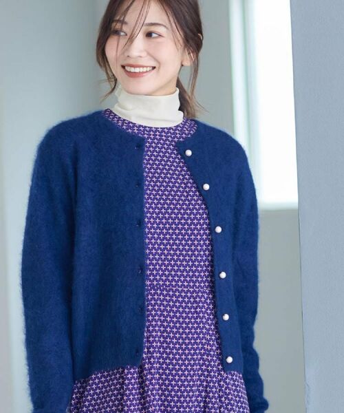 Reflect / リフレクト カーディガン・ボレロ | 【秋映え／カシミヤ100％／プルオーバーとしても◎】ふんわりカーディガン | 詳細2