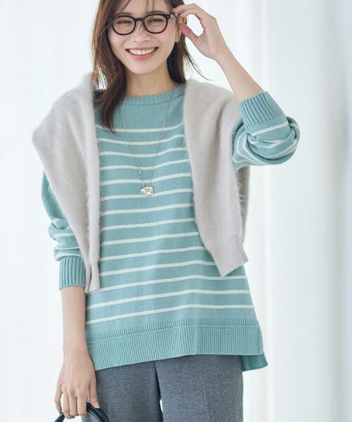 Reflect / リフレクト カーディガン・ボレロ | 【秋映え／カシミヤ100％／プルオーバーとしても◎】ふんわりカーディガン | 詳細5