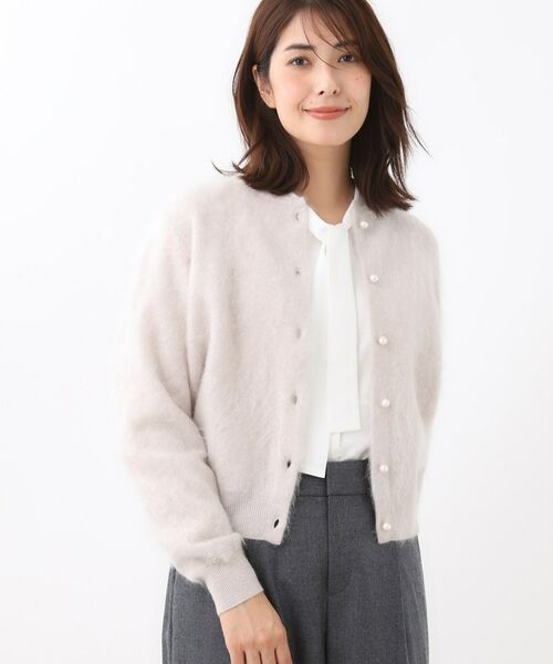 Reflect / リフレクト カーディガン・ボレロ | 【秋映え／カシミヤ100％／プルオーバーとしても◎】ふんわりカーディガン | 詳細9