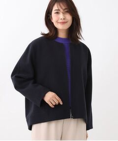 Reflect / リフレクト その他アウター | 【ゆったりシルエット】ジャージメルトンコクーンジャケット