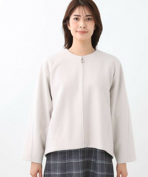 Reflect / リフレクト その他アウター | 【ゆったりシルエット】ジャージメルトンコクーンジャケット | 詳細16