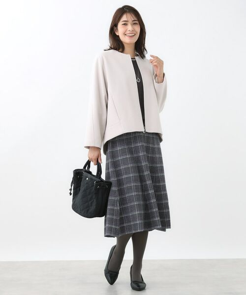 Reflect / リフレクト その他アウター | 【ゆったりシルエット】ジャージメルトンコクーンジャケット | 詳細8