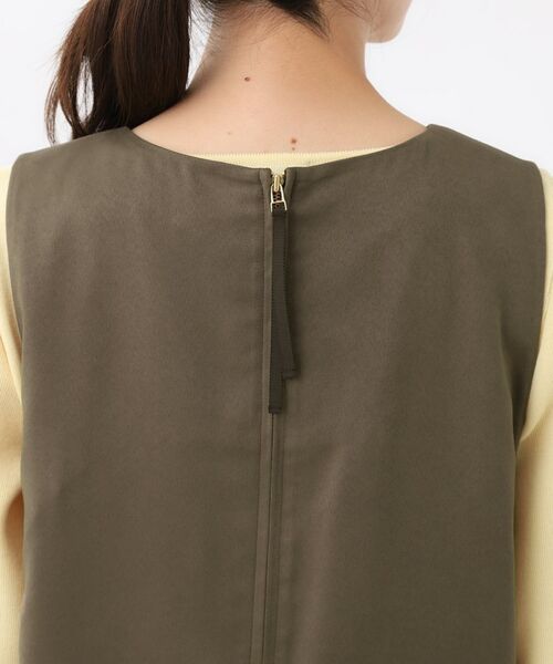 Reflect / リフレクト ロング・マキシ丈ワンピース | 【すっきりシルエット】スエードライクジャンパースカ―ト | 詳細14