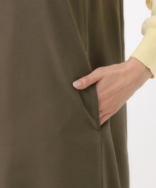 Reflect / リフレクト ロング・マキシ丈ワンピース | 【すっきりシルエット】スエードライクジャンパースカ―ト | 詳細16