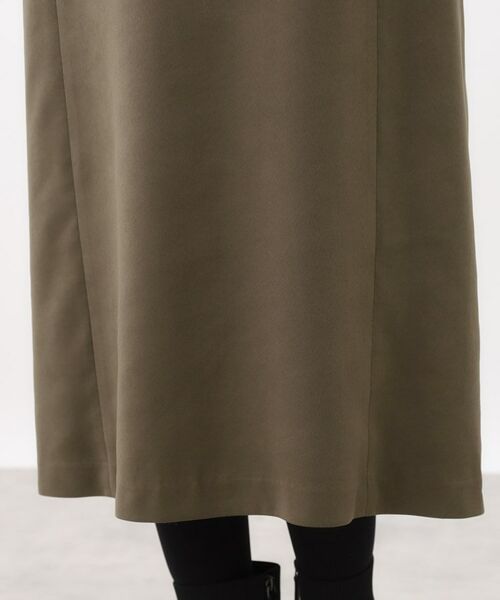 Reflect / リフレクト ロング・マキシ丈ワンピース | 【すっきりシルエット】スエードライクジャンパースカ―ト | 詳細17