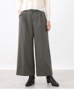 Reflect / リフレクト ショート・ハーフ・半端丈パンツ | 【腰周りすっきり◎】ワイドクロップドパンツ