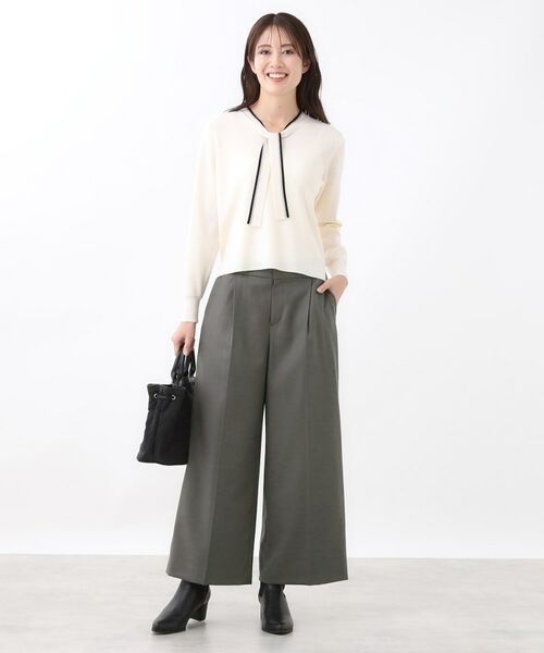 Reflect / リフレクト ショート・ハーフ・半端丈パンツ | 【腰周りすっきり◎】ワイドクロップドパンツ | 詳細17