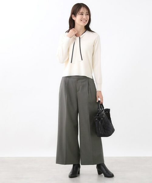 Reflect / リフレクト ショート・ハーフ・半端丈パンツ | 【腰周りすっきり◎】ワイドクロップドパンツ | 詳細18